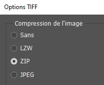 Format de compression fichier TIFF